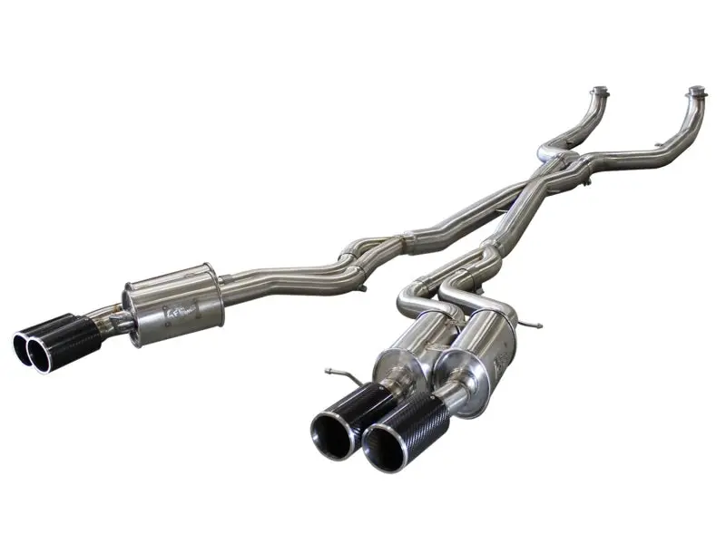 Afe Machforce Xp Exhaust 304Ss Cat-Back W/ Carbon Fiber Tips 12-13 Bmw M5 (F10) V8 4.4L (Tt) 1