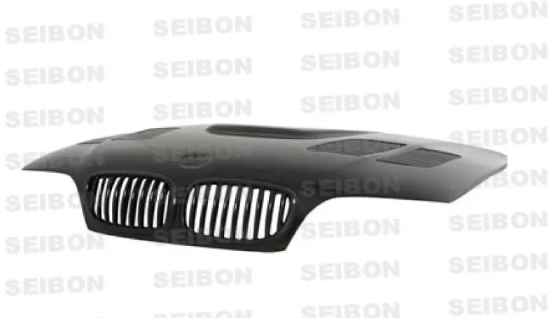 Seibon 02-05 Bmw E46 2Dr Gtr-Style Carbon Fiber Hood 1