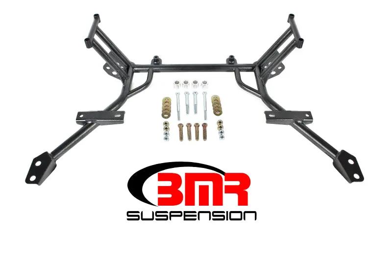 Bmr 05-10 S197 Mustang K-Member W/ No Motor Mounts And Std. Rack Mounts - Black Hammertone 1