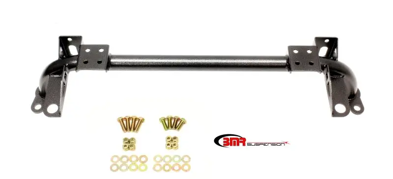 Bmr 05-14 S197 Mustang Radiator Support W/ Sway Bar Mount - Black Hammertone 1