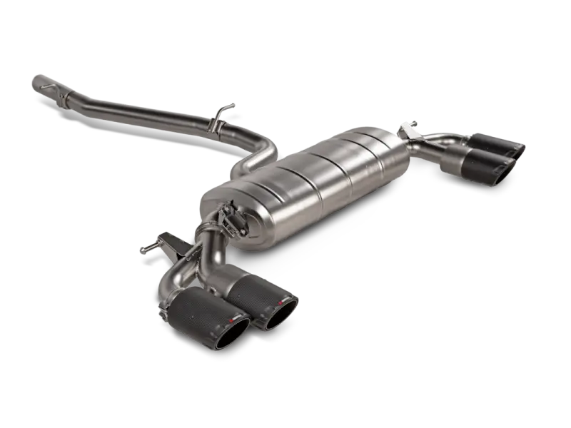 Akrapovic 2021+ Audi S3 Sportback (8Y) Evolution Line Cat Back (Titanium) W/Carbon Tips 1