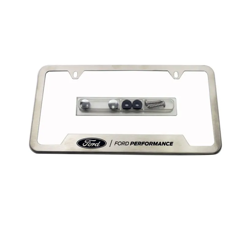 Ford Racing Stainless Steel Ford Performance License Plate Frame 1