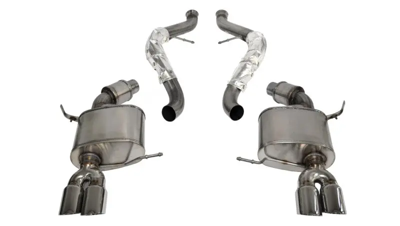 Corsa 2008-2012 Bmw M3 E90 Polished Sport Cat-Back Exhaust 1