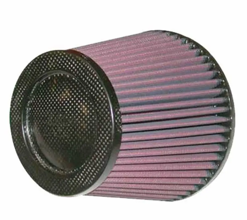 K&N Cone Filter 5In Id 6.5In Base 4.5In Top 5.625In Height Carbon Fiber Look 1