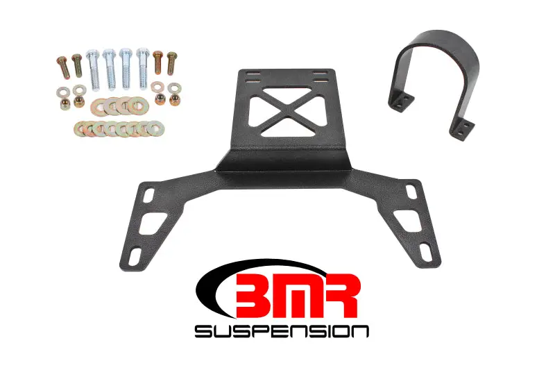 Bmr 07-14 Shelby Gt500 Front Driveshaft Safety Loop - Black Hammertone 1