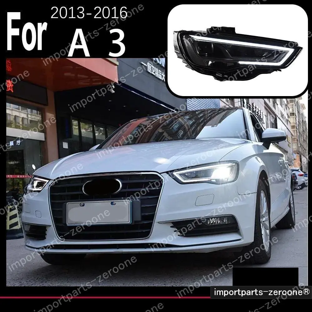 アウディ　A3　8V　2013～2016　アップグレードヘッドライト　右ハンドル用　Original Halogen　-Had-1090 1