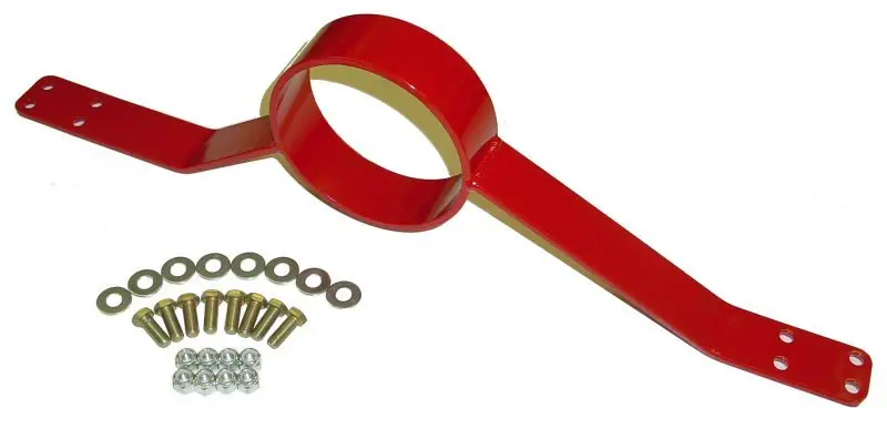Bmr 79-03 Fox Mustang Driveshaft Safety Loop - Red 1