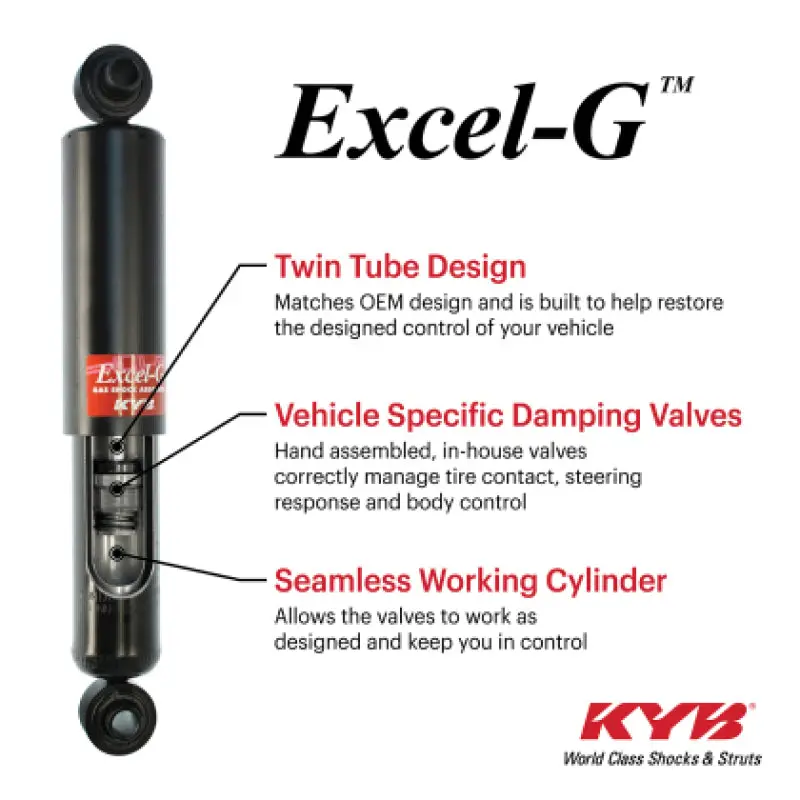 Kyb 2017+ Audi Q7 (Exc. Air Susp.) Excel-G Gas Shock - Front 1