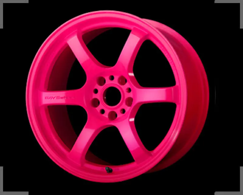 Gram Lights 57Dr 18X9.5 +38 5-114.3 Luminous Pink Wheel 1