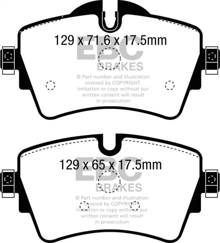 Ebc 14+ Mini Hardtop 2.0 Turbo Cooper S Yellowstuff Front Brake Pads 1