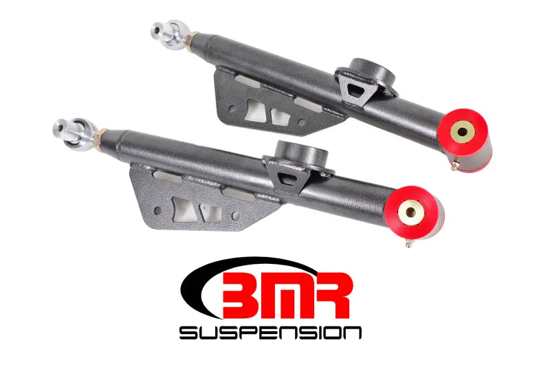 Bmr 79-98 Fox Mustang Single Adj. Lower Control Arms / Rod End (Polyurethane) - Black Hammertone 1