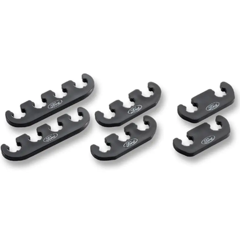 Ford Racing Wire Dividers 4 To 3 To 2 - Black W/ White Ford Logo 1