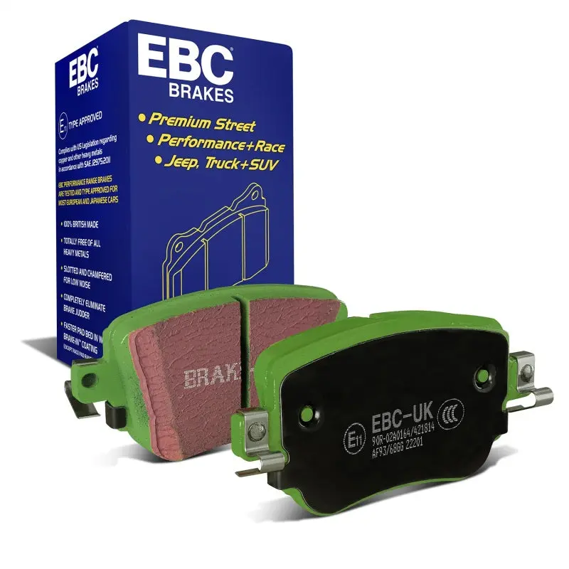 Ebc 15-21 Volkswagen Gti 2.0 Turbo Greenstuff Rear Brake Pads 1