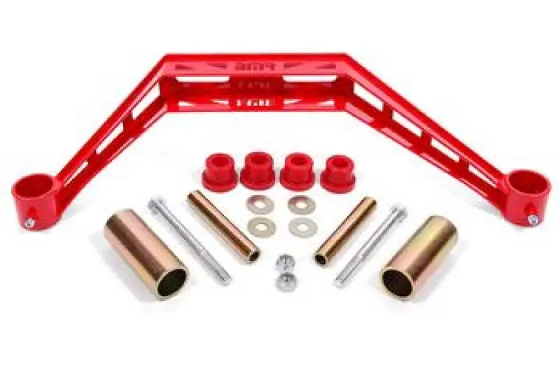 Bmr 79-93 Ford Mustang Transmission Crossmember Th400 / T-56 - Red 1
