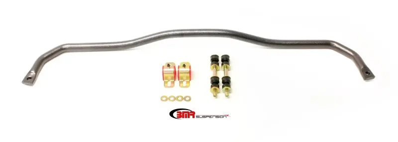 Bmr 67-69 1St Gen F-Body Front Hollow 1.25In Sway Bar Kit W/ Bushings - Black Hammertone 1