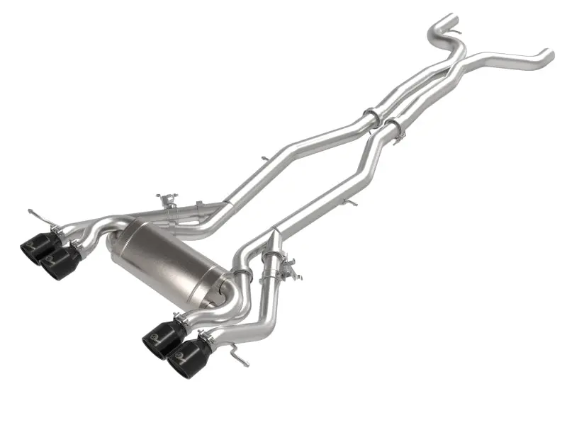 Afe Machforce Xp Exhausts Cat-Back Ss 21 Bmw M2 Competition L6-3.0L W/Black Tips 1
