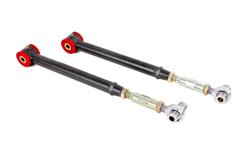 Bmr 05-14 S197 Mustang On-Car Adj. Lower Control Arms / Rod End Combo (Poly) - Black Hammertone 1