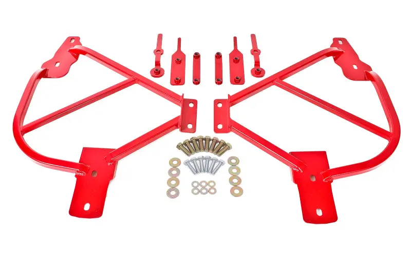 Bmr 10-15 5Th Gen Camaro Bolt-On Subframe Connectors - Red 1
