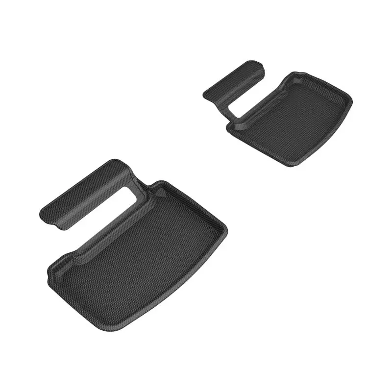 3D Maxpider 20-23 Porsche Taycan (9J1) Kagu Rear Floor Mat - Black 1