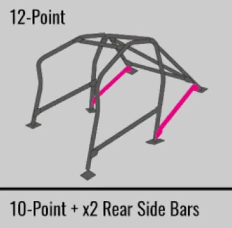 Cusco Chromoly Roll Cage 8 Point 2 Passenger Through Dash 2015 Subaru Wrx / Sti (S/O / No Cancel) 1