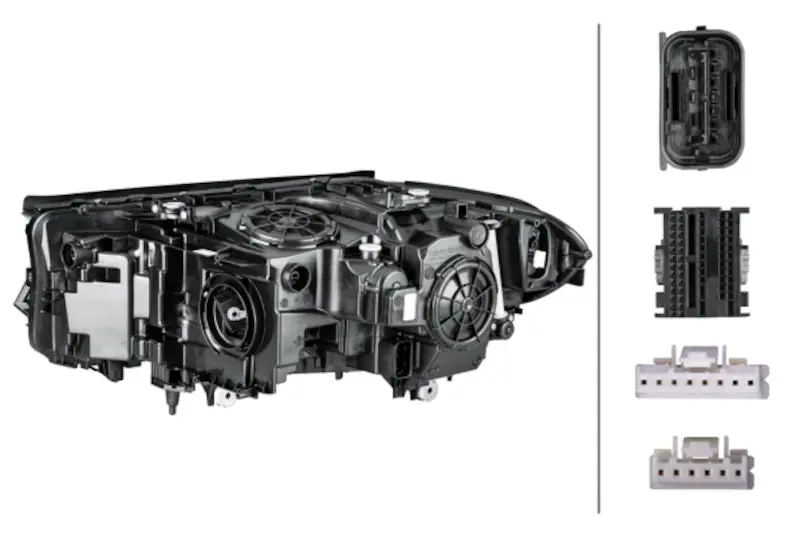 Hella 2017-2019 Bmw 530E Xdrive Headlight Assembly 1