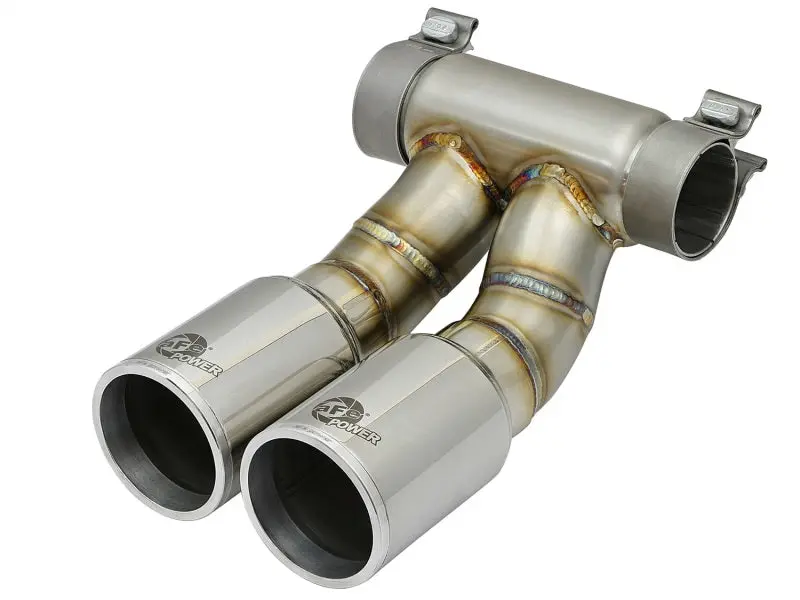 Afe Power 13-14 Porsche Cayman S / Boxster S Polish Exhaust Tip Upgrade 1