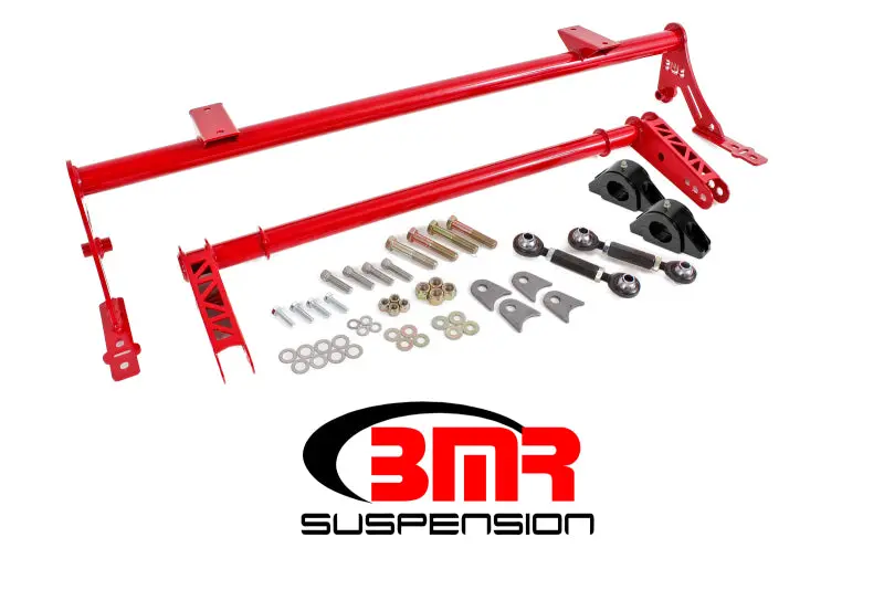 Bmr 05-14 S197 Mustang Rear Bolt-On Hollow 35Mm Xtreme Anti-Roll Bar Kit (Delrin) - Red 1