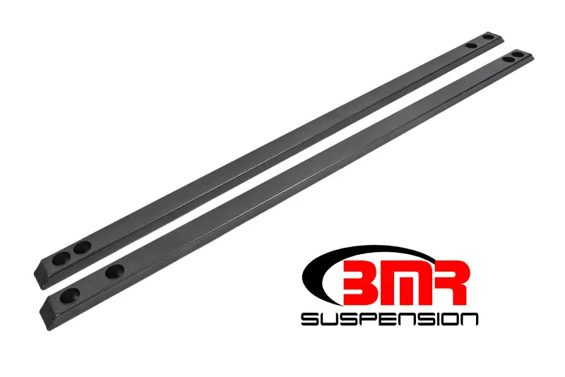 Bmr 15-17 S550 Mustang Super Low Profile Chassis Jacking Rails - Black Hammertone 1