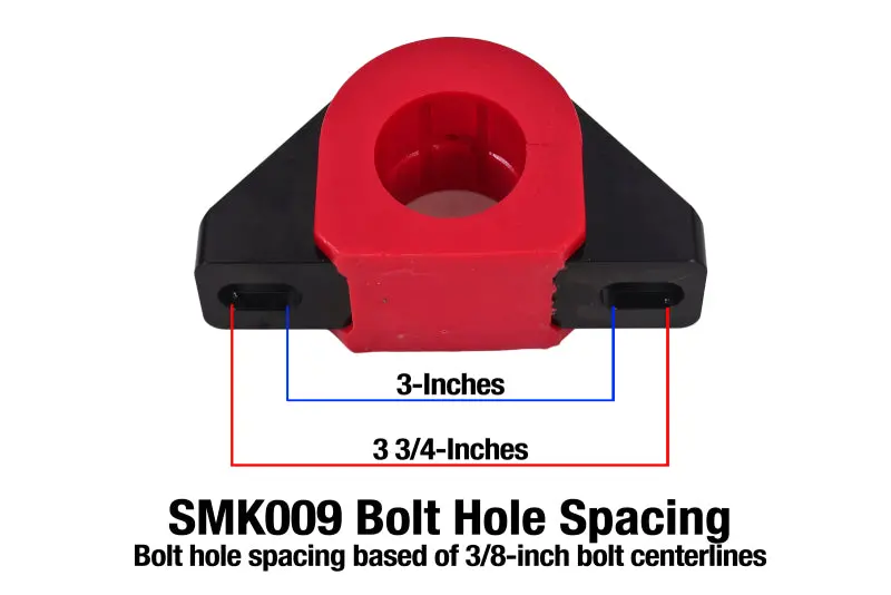 Bmr Universal 1.25In Billet Aluminum Sway Bar Mount Mount (Polyurethane) - Black 1