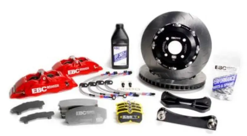Ebc Racing 14-19 Bmw M3 F80/F82/F87 3.0T Red Apollo-4 380Mm Rotors Front Big Brake Kit 1