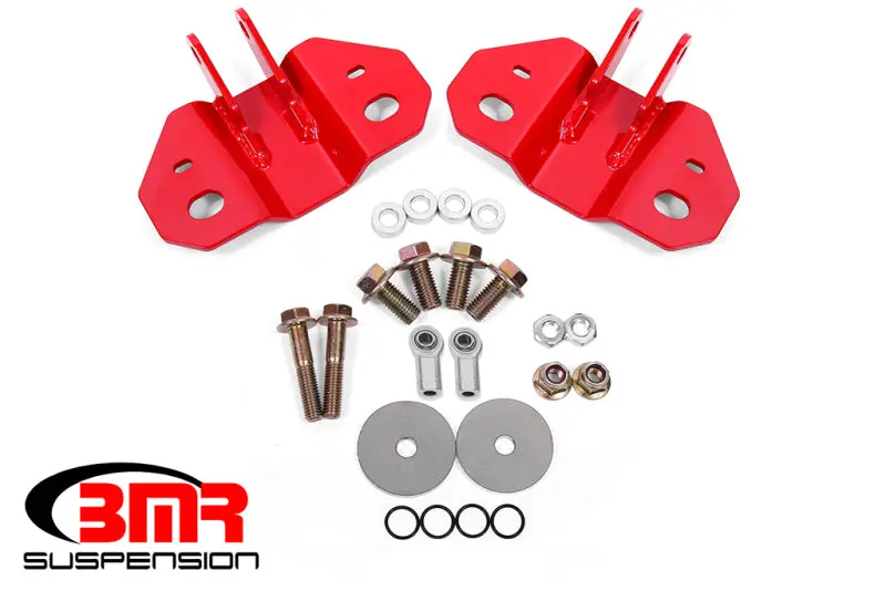 Bmr Suspension 15-19 Ford Mustang Rear Upper Shock Mount- Red 1