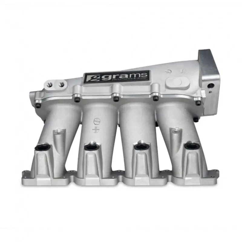Grams Performance Vw Mk4 Small Port Intake Manifold - Raw Aluminum 1