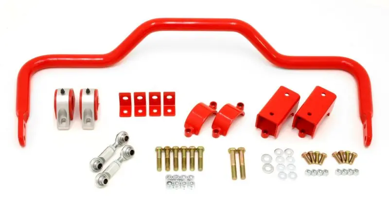 Bmr 64-72 A-Body W/ 3In Axles Rear Solid 1.375In Xtreme Anti-Roll Bar Kit - Red 1