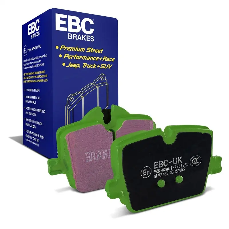 Ebc 2019+ Bmw Z4 G29 2.0T Greenstuff Rear Brake Pads 1