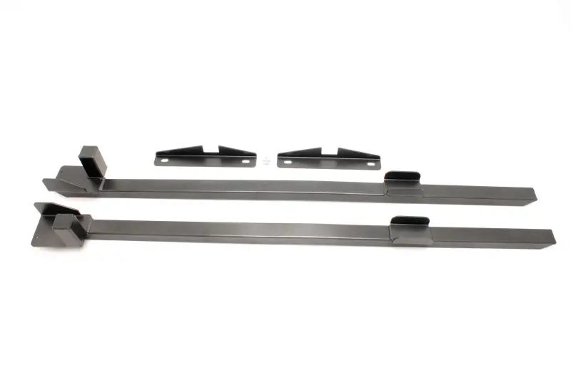 Bmr 79-93 Fox Mustang Weld-On Boxed Subframe Connectors (Outside Frame Exhaust) - Black Hammertone 1