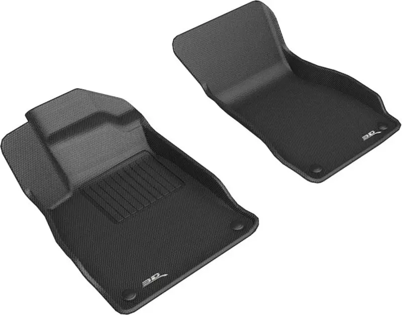 3D Maxpider 19-23 Audi A6/A7 / 21-24 Rs6/Rs7 Kagu 1St Row Floormats - Black 1