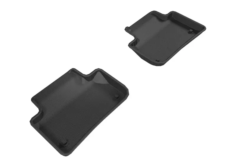 3D Maxpider 2018-2020 Audi Q5 Kagu 2Nd Row Floormats - Black 1