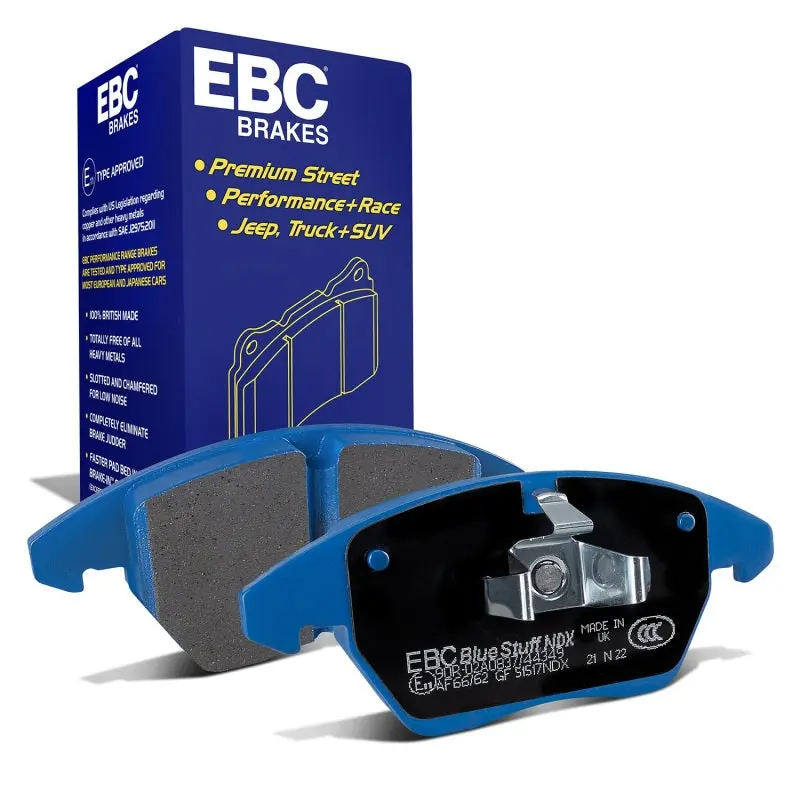 Ebc 06-13 Audi A3 2.0T (Girling Rear Caliper) Bluestuff Front Brake Pads 1