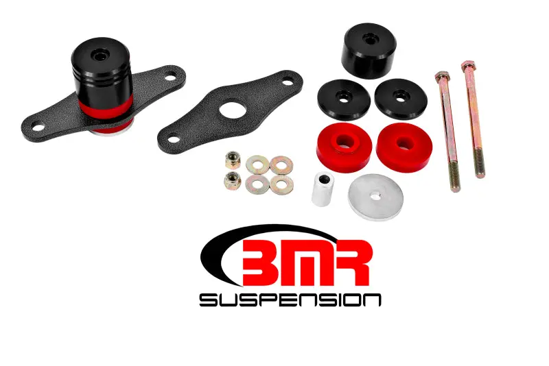 Bmr 15-17 S550 Mustang Motor Mount Kit (Polyurethane) - Black Anodized 1