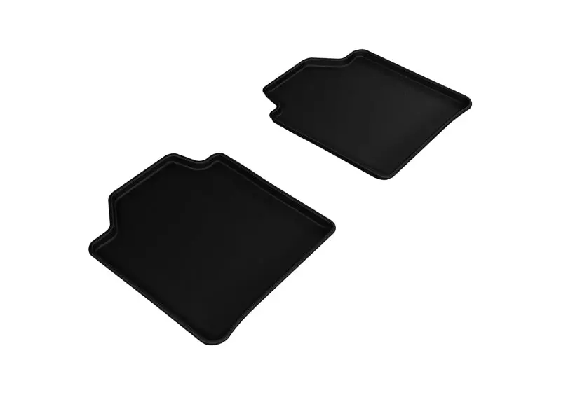 3D Maxpider 2013-2019 Bmw 3 Series Gran Turismo F34 Kagu 2Nd Row Floormats - Black 1