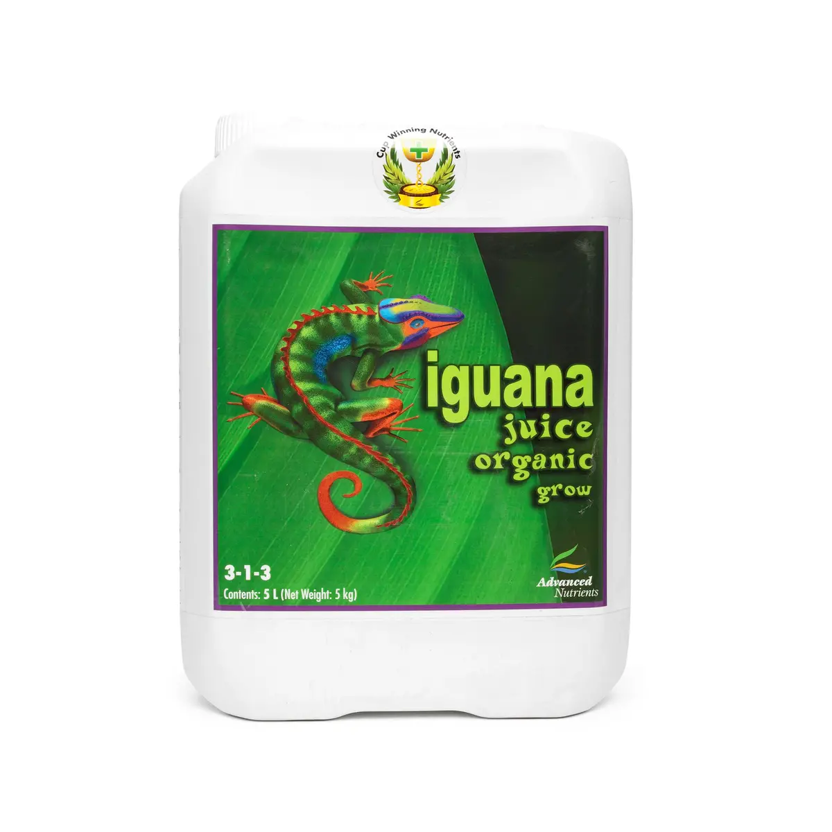 Advanced Nutrients Iguana Juice Organic Grow 5 Litre 1