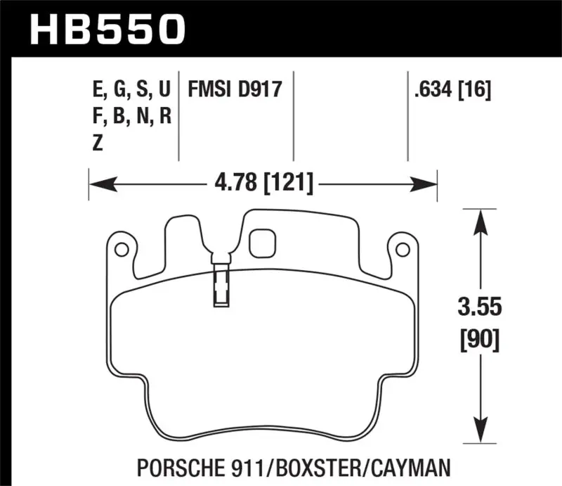 Hawk Performance Ceramic Street Brake Pads 2