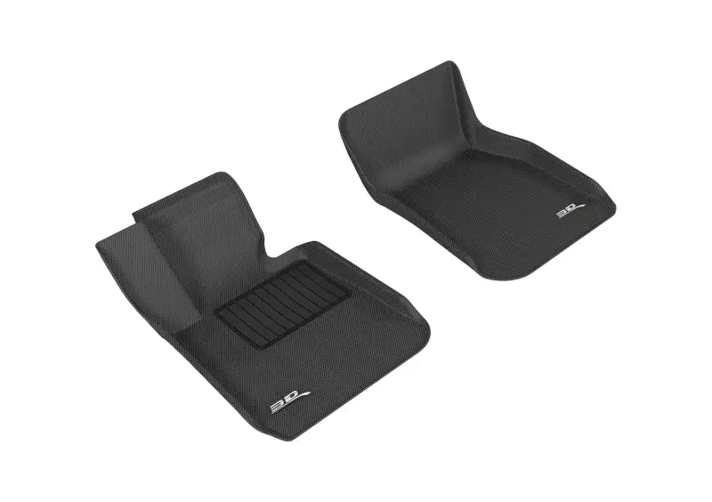 3D Maxpider 2012-2019 Bmw 3 Series F30/F34 Kagu 1St Row Floormat - Black 1