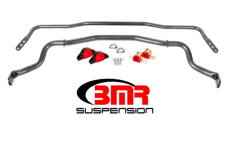 Bmr 15-17 S550 Mustang Front & Rear Sway Bar Kit W/ Bushings - Black Hammertone 1