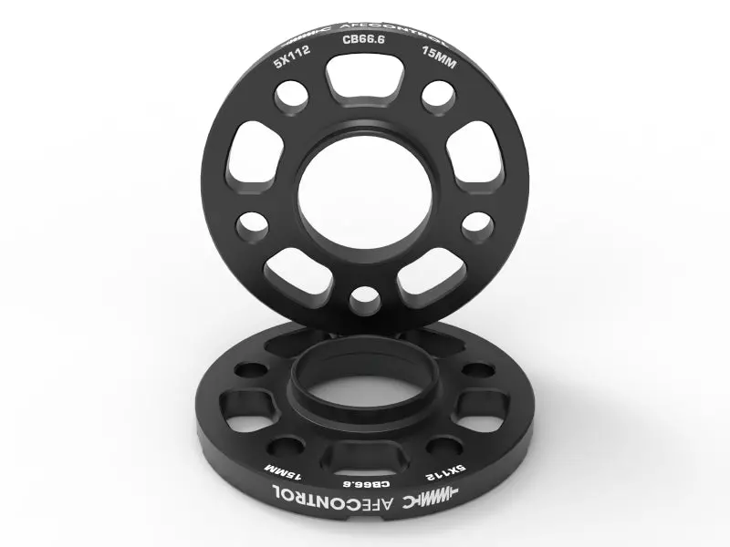 Afe Control Billet Aluminum Wheel Spacers 5X112 Cb66.6 15Mm - Toyota Gr Supra/Bmw G-Series 1