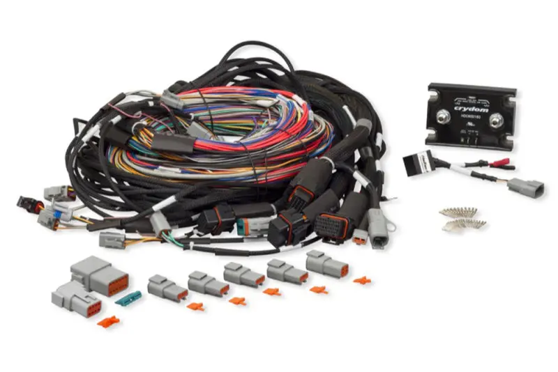 Haltech Elite 2500 & Rem 16 Sequential Injector Integrated 8Ft Universal Wire-In Harness 1