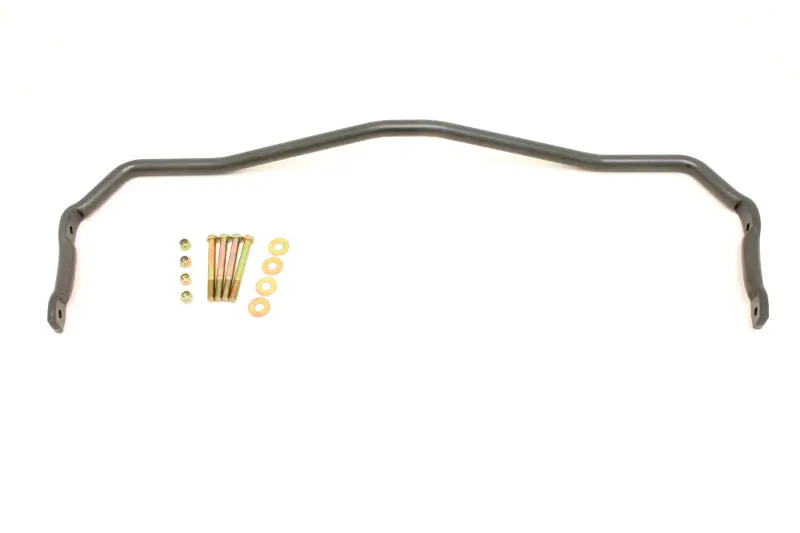 Bmr 64-72 A-Body Rear Solid 1.0In Sway Bar Kit - Black Hammertone 1