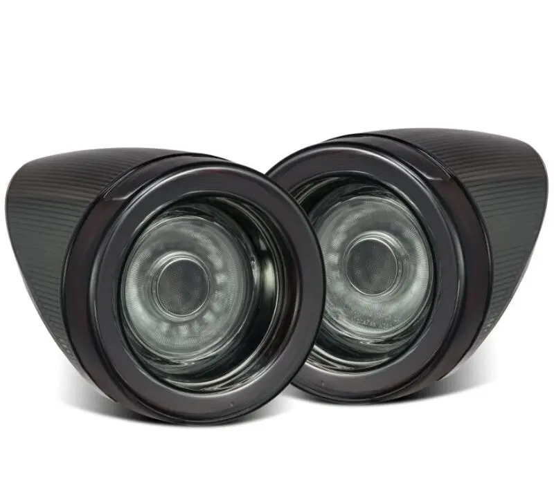 Alpharex 10-15 Ferrari 458 Nova-Series Prismatic Led Tail Lights Smoke 1