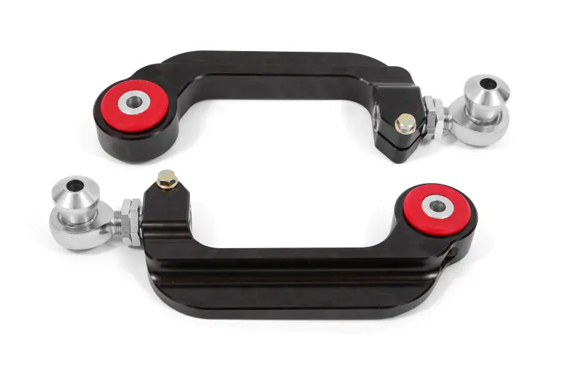 Bmr 15-18 S550 Mustang Billet Aluminum Camber Links Adjustable (Poly/Rod Ends) - Black Anodized 1