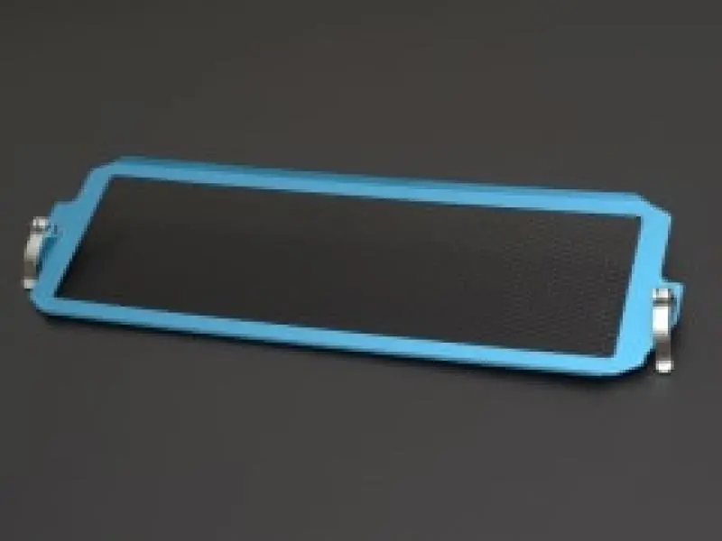 Cusco 08-17 Impreza (Gr/Gv/Va) Turbo Intercooler Protection Grill Kit Blue W/Blk Mesh 1